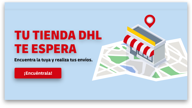 Baner de tienda DHL, mostrando un ambiente acogedor y profesional, lista para atender a sus clientes.